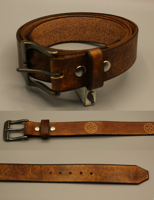 Leather belt, 12 Gauge