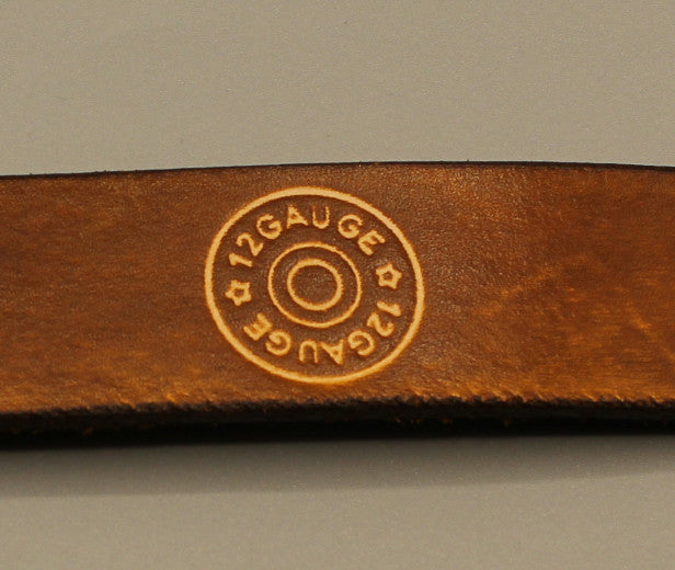 Leather belt, 12 Gauge