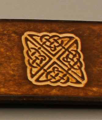 Leather Belt, Dragon and Celtic Knot