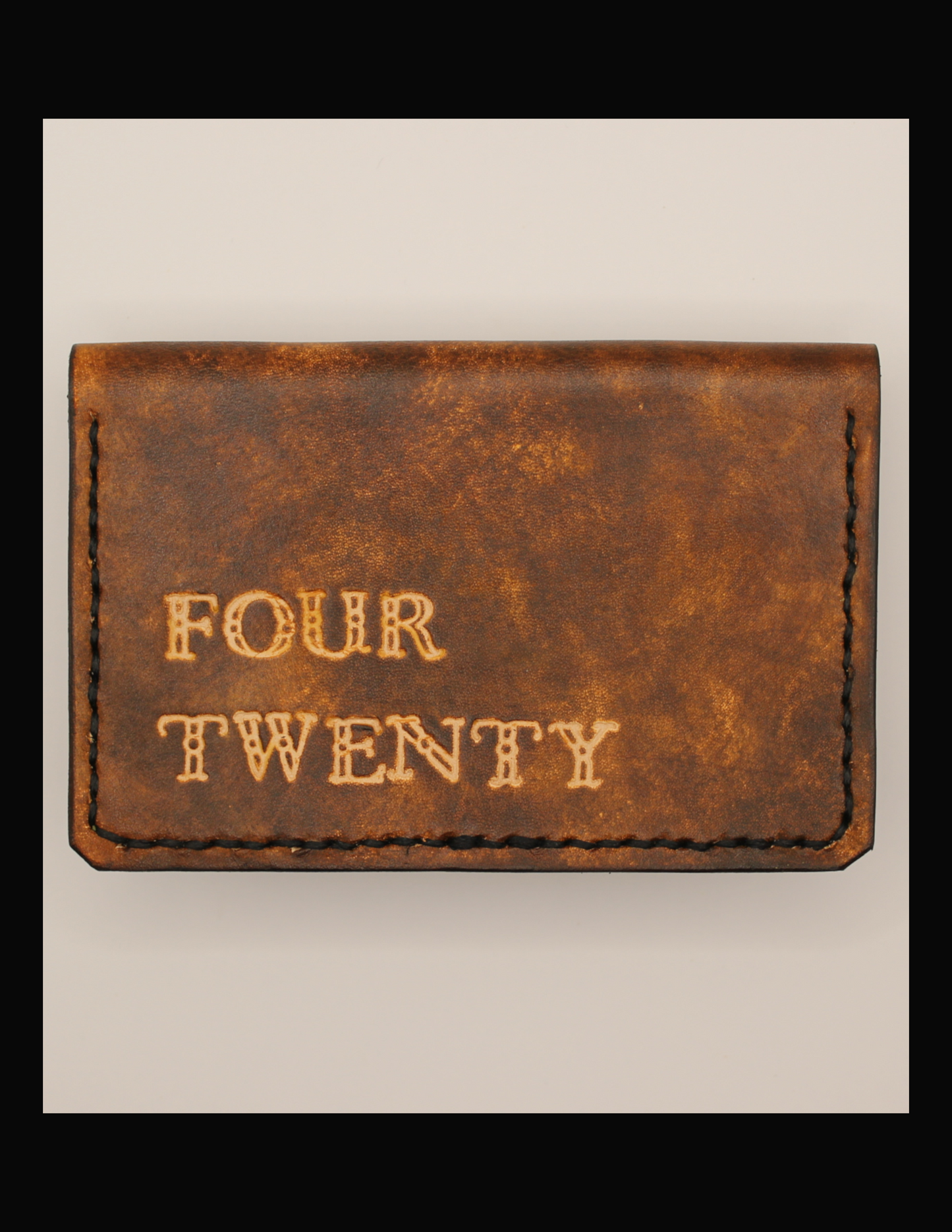 No. 7 Folding Card Wallet, Four Twenty