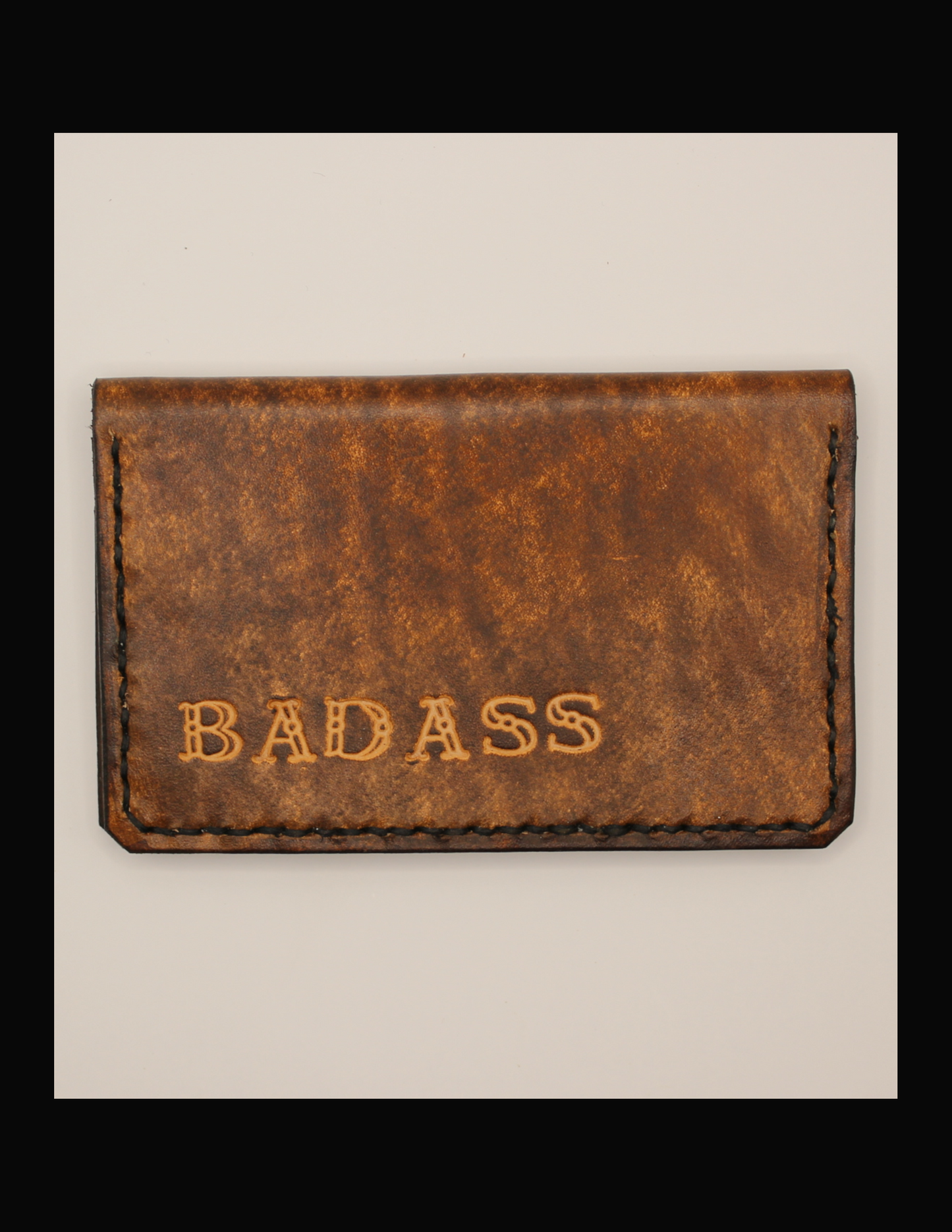 No. 7 Folding Card Wallet, Badass