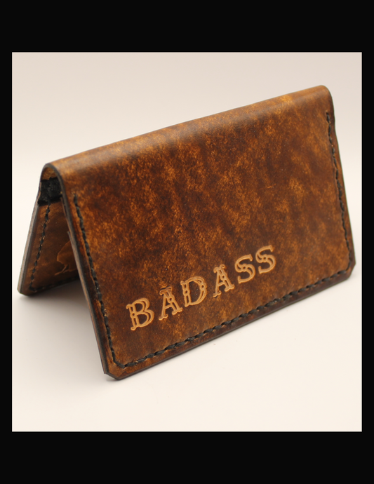 No. 7 Folding Card Wallet, Badass