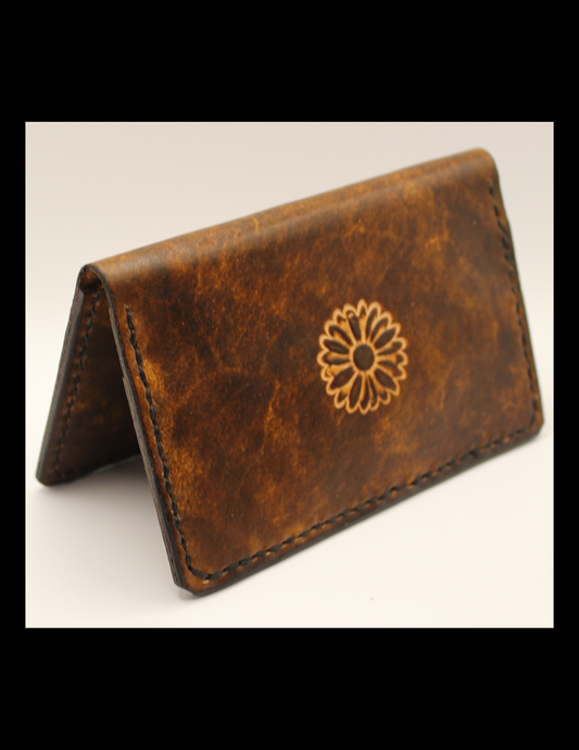 No. 7 Folding Card Wallet, Flower