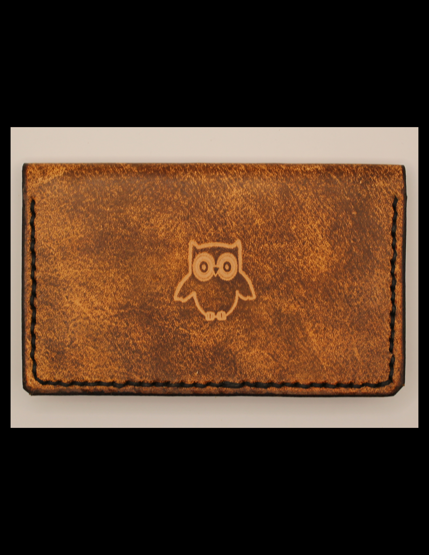 No. 7 Folding Card Wallet, Owl